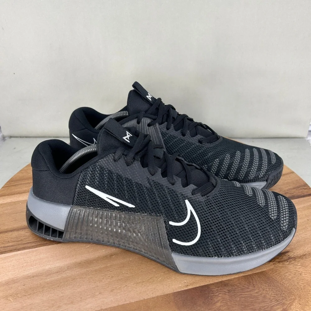 Nike Metcon 9 Team Issued Dallas Stars Mens Black Grey Training Shoes Size 12
